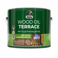 Масло для террас доски бесцветное 1,9л Oil Wood Terrace Dufa