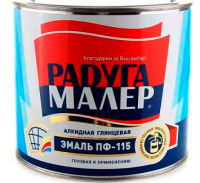Эмаль ПФ-115 салатная 1,9 кг Радуга
