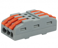 Клемма проходная 222-423 с рычагами 3 входа Rexant