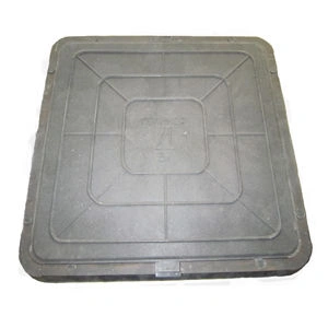 Люк полимер  650х650мм легкий квадратный 3тонн---