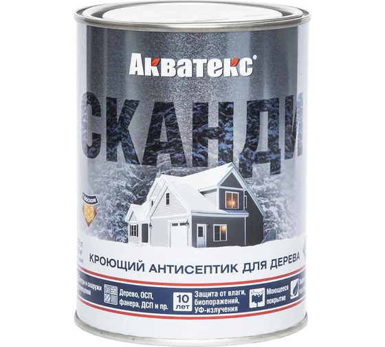 Пропитка Рогнеда Акватекс Сканди по дереву альпийское утро 0,75л