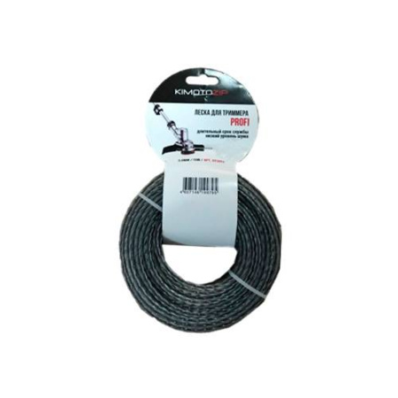 Леска для триммера 2,4 х 15м звезда Dou Core