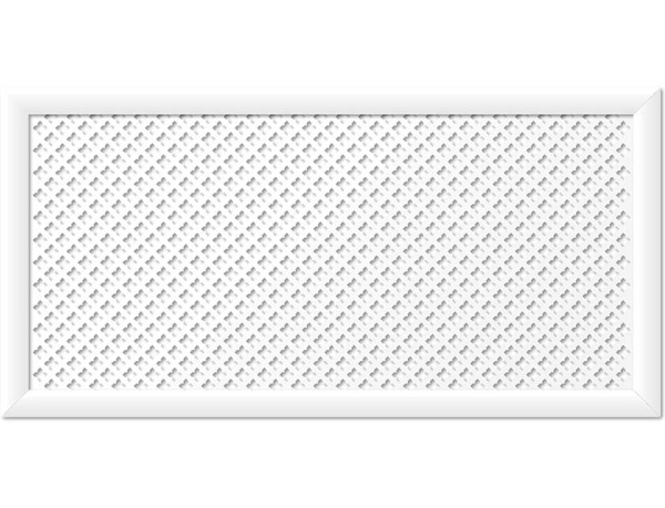 Экран для радиатора  120х60  Готико Белый Стильный дом