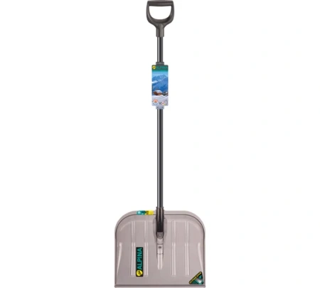 Лопата снегоуборочная 475х400 Grande Black val ALPINA