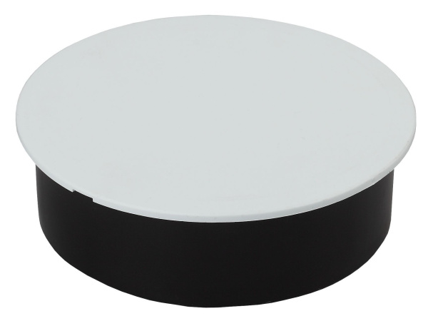 Коробка распределительная  75х30мм круглая черная Эра