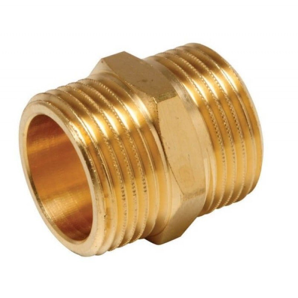 Нипель латунь 15мм