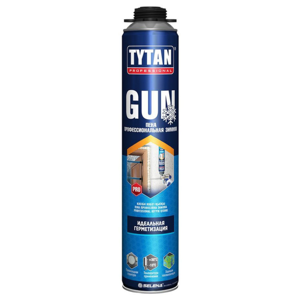 Пена монтажная проф. 42л летняя 750мл Professional GunTytan(12)
