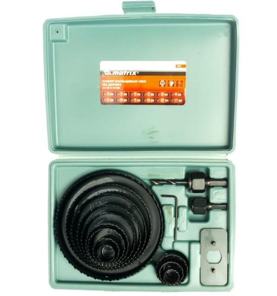 Пила по дереву наборная 19-127мм H-28мм 12шт Matrix