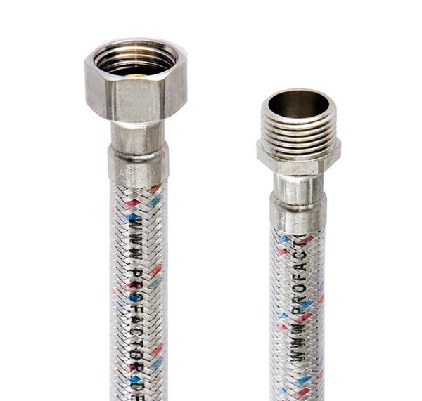 Подводка д/смесителя 0,8м 2шт Шлангофф